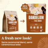 SKMTT Dandelion Leaf & Root Herbal Tea Bags - Caffeine-Free, No Sugar, 60 Teabags