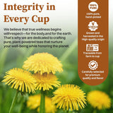 SKMTT Dandelion Leaf & Root Herbal Tea Bags - Caffeine-Free, No Sugar, 60 Teabags